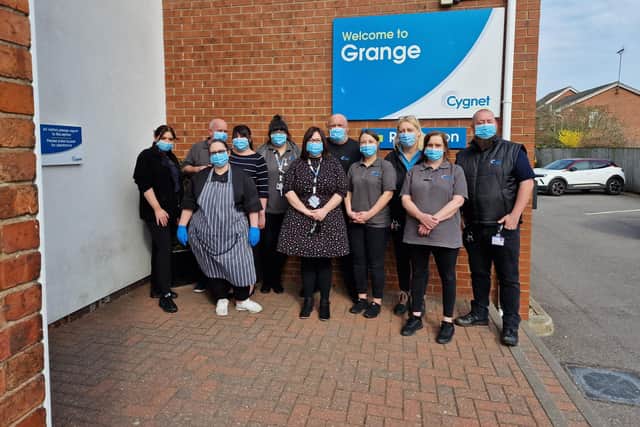 Staff at Cygnet Grange in Sutton