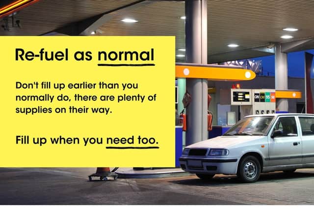 Notts Police are reassuring the public, emergency services have 'ample fuel reserves' and can 'operate as normal'