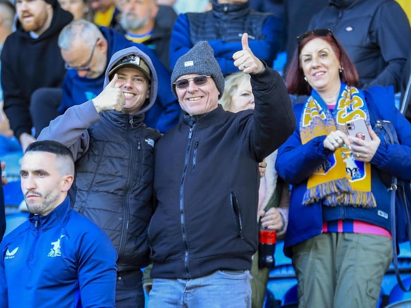 Mansfield Town fans watched their side miss too many chances on their way to defeat at Huddersfield.