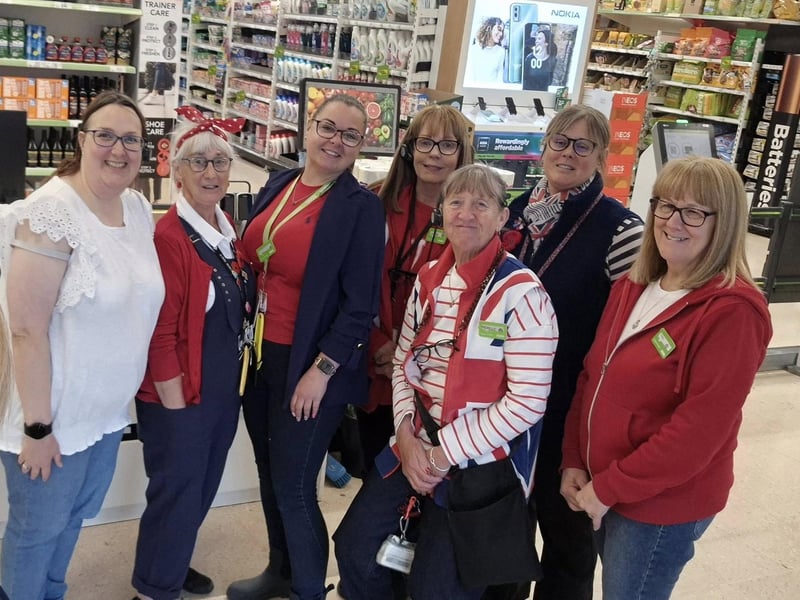 VE Celebrations at Asda in Sutton.