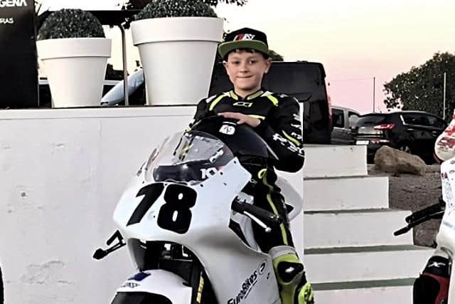 Joshua Williams - hoping to be voted Young Rider of the Year.