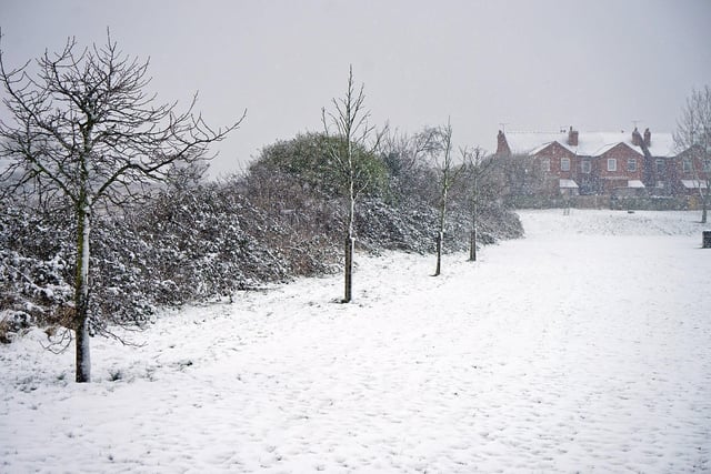 Mansfield in the snow