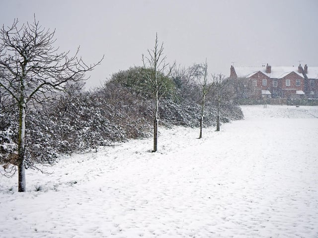 Mansfield in the snow