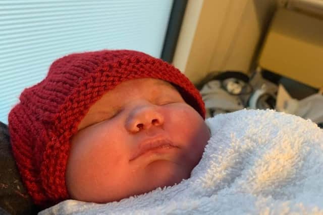 Holly Grace Newborough born on Christmas Day