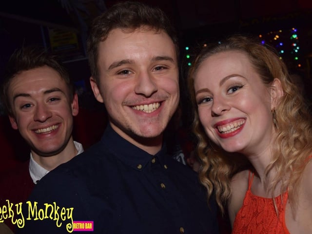 Smiling for the camera