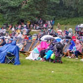 The wet weather didn't stop these people attending the opening weekend of the Robin Hood Festival