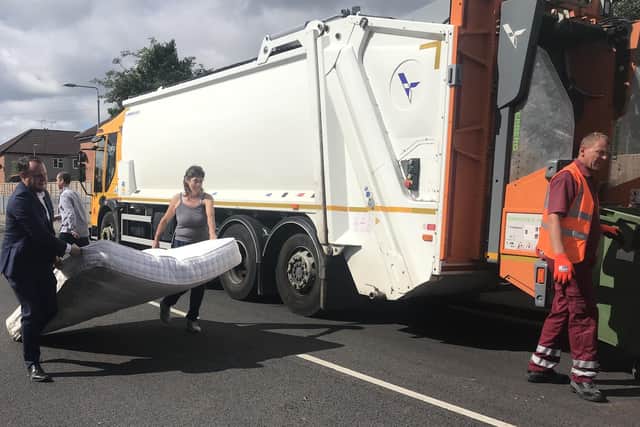 Residents in Kirkby residents can now book free bulky waste collections.