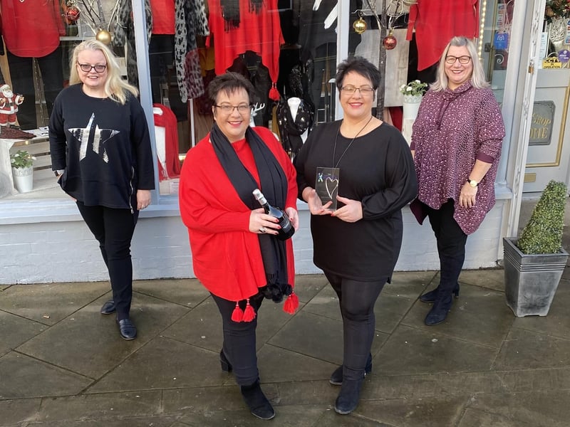 Bev Lilley, front right, and her twin Mandy Wilson, with fellow workers Claire Mortimer, left, and Caz Childerley celebrate The Fashion Shop winning Independent Retailer of the Year Award. The Fashion Shop on High Street, Warsop, has been part of the community for decades. Offering "great fashion at great prices and quality", the family-run business has more than 50,000 followers online. Along with a High Street shop, the business ships out orders across the UK and globally.