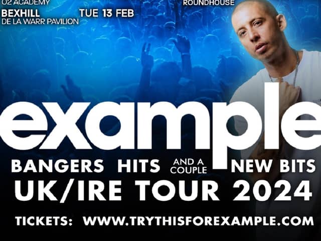 Don't miss a gig early next year by Example at Nottingham Rock City.