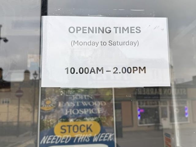 The John Eastwood Hospice Mansfield Charity Shop has a 4.5-star rating on google reviews and is located on Queen Street, Mansfield.