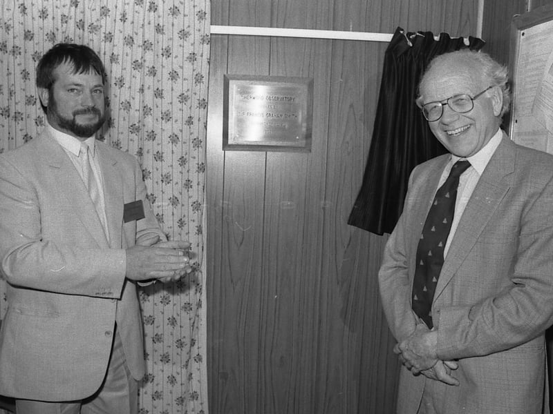 1986 Sutton Opening of the Sherwood Observatory by Sir Francis Graham Smith.