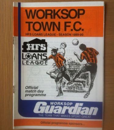 A programme from the 1989/90 campaign.