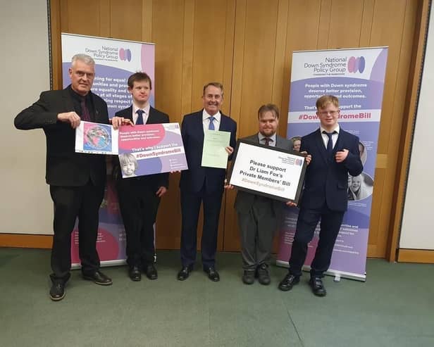 Eastwood and Ashfield MP Lee Anderson (left) is supporting the Down Syndrome Bill.