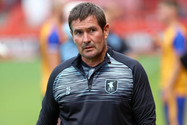Mansfield Town boss Nigel Clough.