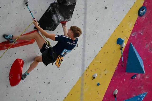 Sam Hammond in action in China.