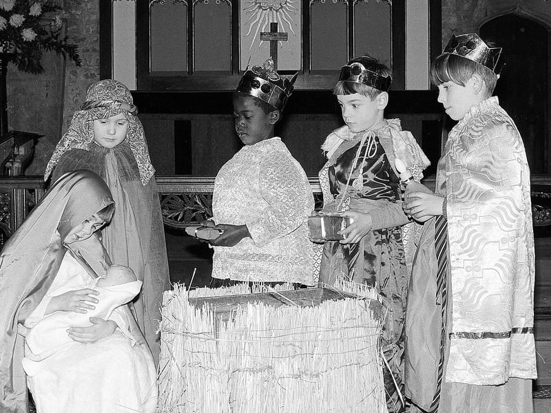 Mansfield's St Peters School Nativity play in 1969.