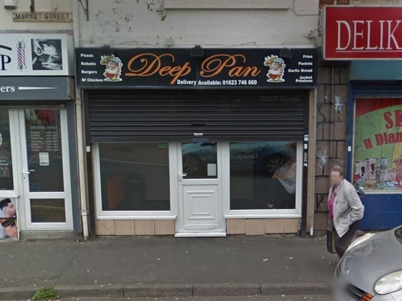 Deep Pan Kid on Market Street, Shirebrook. Last inspected on August 11, 2021.