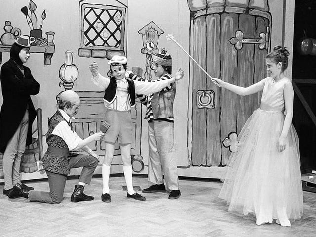 Ashfield school children taking part in a play in 1971.