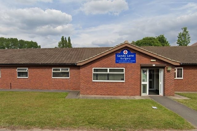 At Sandy Lane Surgery, 23.4 per cent of 3,556 appointments involved patients waiting longer than two weeks - still making it one of the lowest in Mansfield.