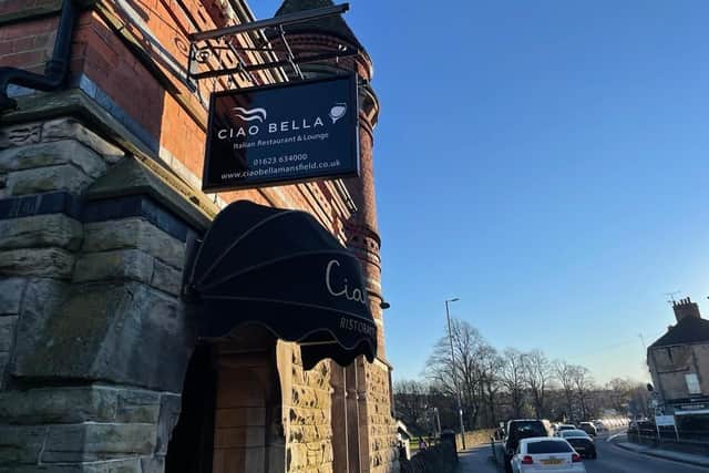 Ciao Bella, in Mansfield.