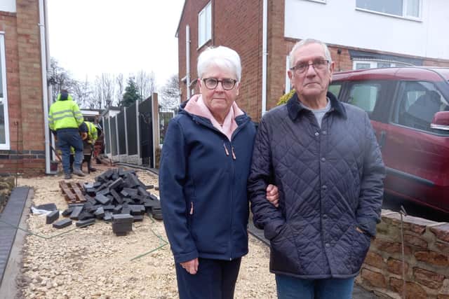 Carol and Colin Rowland's Eastwood home was flooded by water coming off an nearby building site. Photo: Other