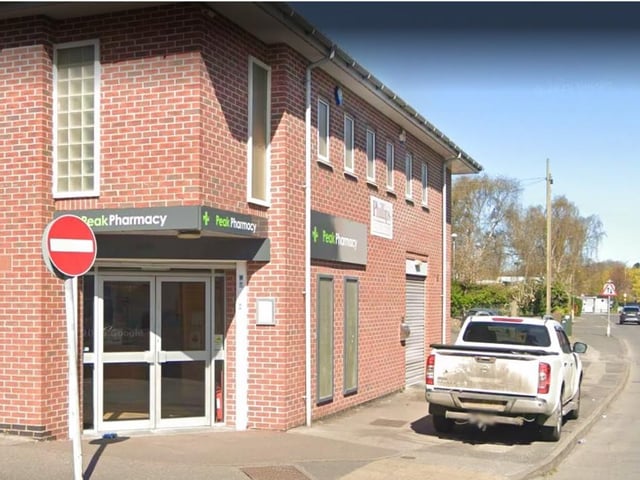 Peak Pharmacy on Patchwork Row, Shirebrook, will be closed on Christmas Day and Boxing Day.