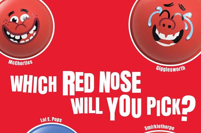 There are four noses to choose from.