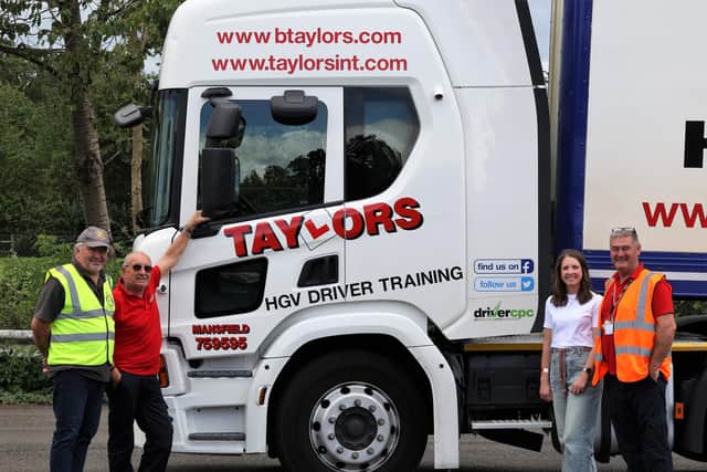 Taylor’s Transport with Kirkby rotary club were back at Donington Park for their annual drive a rruck experience event.