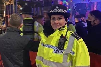 Police officers in Mansfield