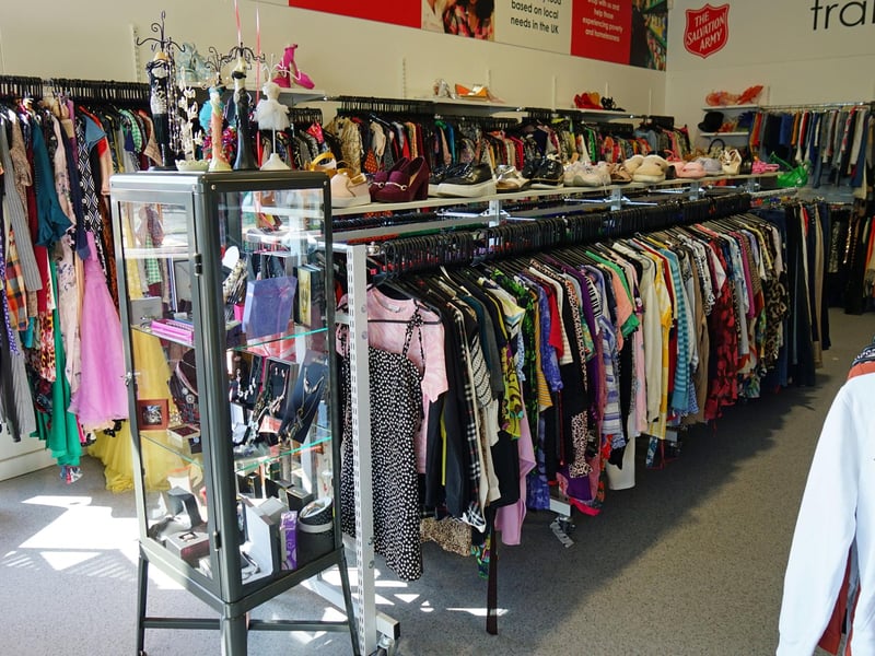 Volunteers and staff have worked hard to sort through donations and display shop items for the opening.