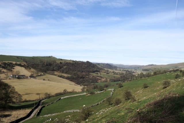 View north west from High Wheeldon Hill