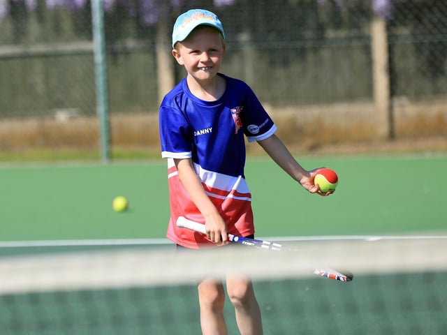 A lot of fun was had during the Tennis for Kids initiative in 2018.