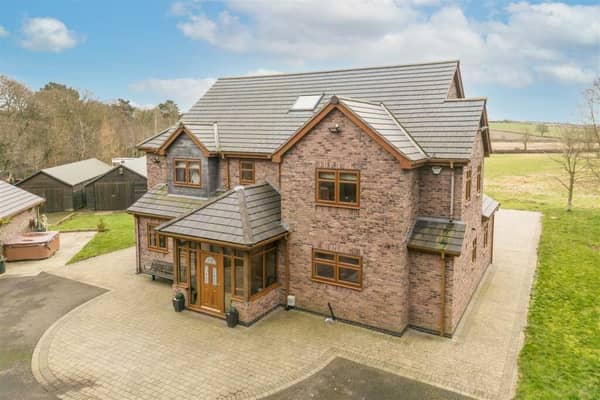 This stunning six-bedroom, three-storey property on Mansfield Road, Papplewick, which sits on a nine-acre estate, has hit the market for a whopping £1.5 million with Mansfield-based estate agents Newton Fallowell.
