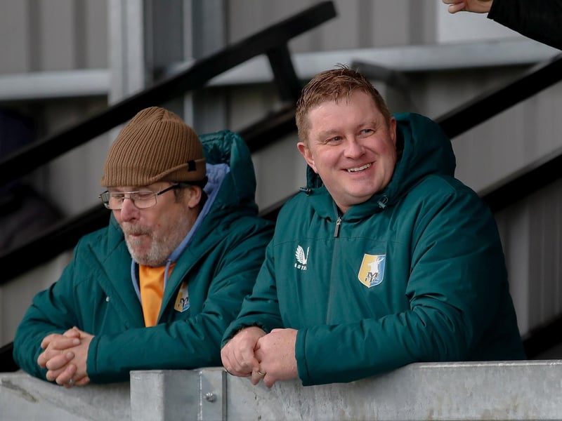 Mansfield Town fans who made the trek to London.