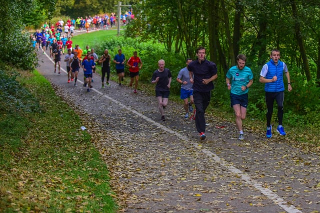 The start of the 7th anniversary of the Sunderland parkrun at Silksworth Sports Complex in 2016. Are you pictured?