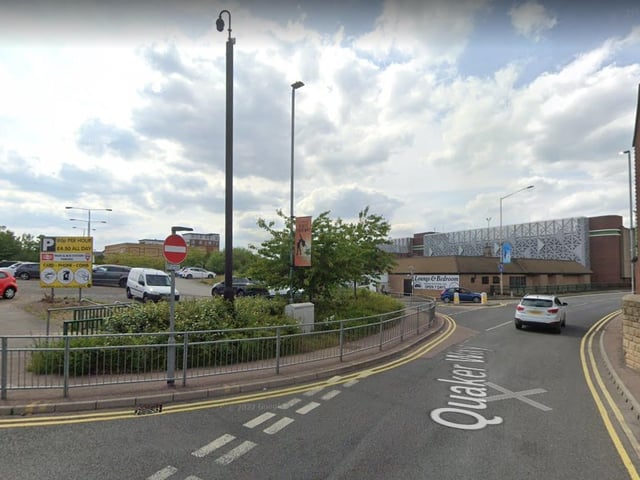 11  crimes were recorded on or near to Quaker Way, in Mansfield Town Centre, in August 2022.