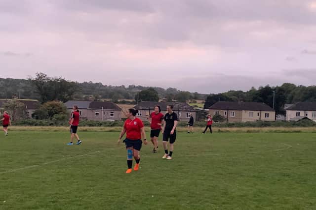 Teversal ladies canot wait to get back playing.