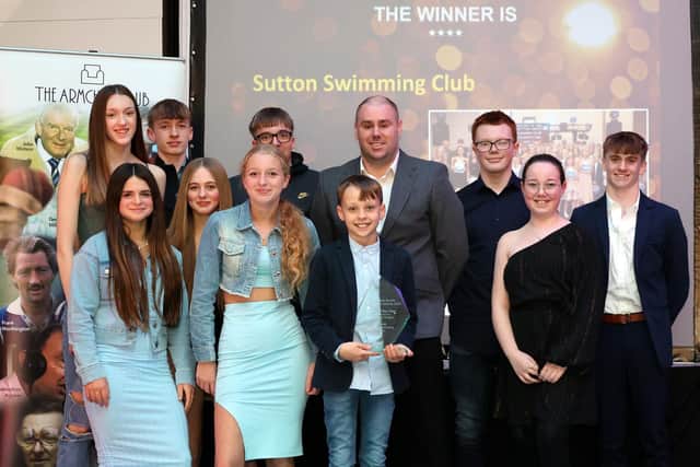 Club of the Year winners Sutton Swimming Club.