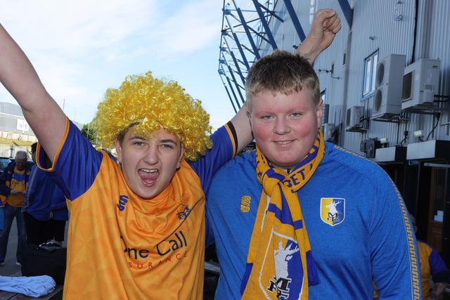 Fans at the ground.