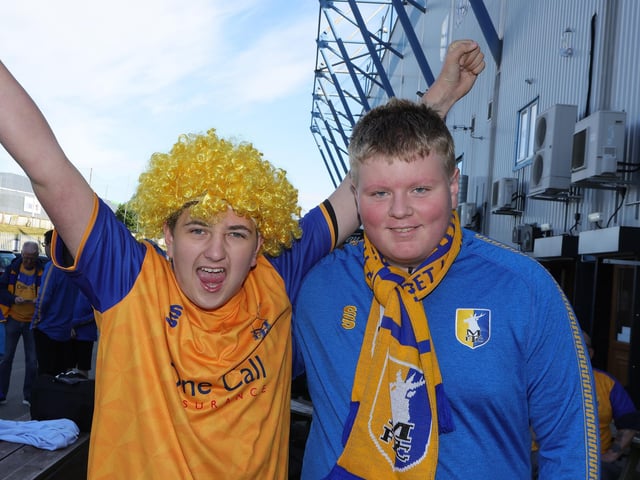 Fans at the ground.