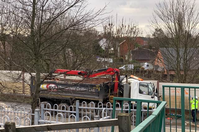 The northbound M1 sliproad at Junction 28 is closed due to a police incident (Photo: Dan Abele)