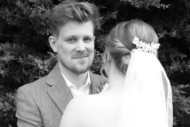 Nathan on his wedding day in April 2019