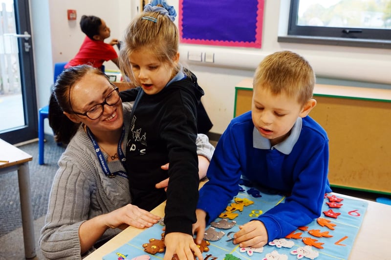 New starters begin their learning journey at Stubbin Wood School.