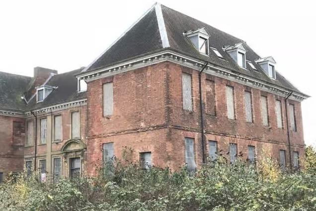 The Grade II-listed Ollerton Hall has been derelict for many years.
