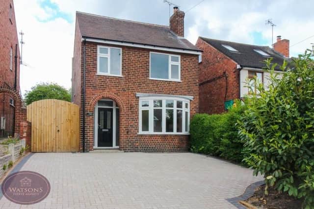 From the outside, it has a traditional appearance. But on the inside, this three-bedroom house on Nottingham Road, Eastwood epitomises modern living. Offers of more than £280,000 are invited by Kimberley estate agents, Watsons.