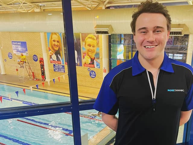 Ollie Hynd MBE is now a swimming teacher at two leisure centres in Mansfield.