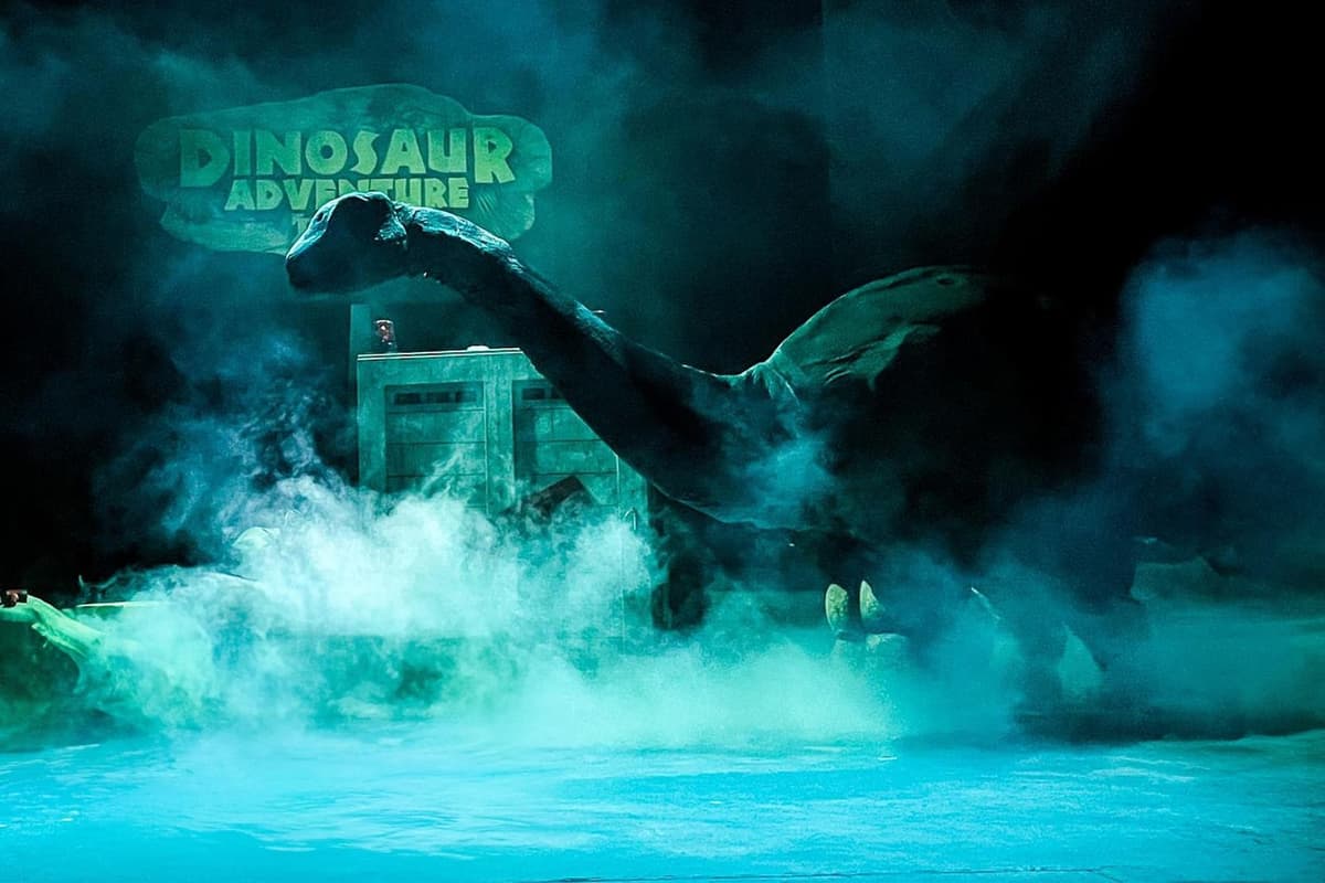 Scare Head Gasps, giggles and even the occasional scare - head out on a Dinosaur ...