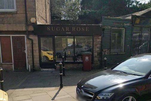 Sugar Rose Salon, Station St, Mansfield Woodhouse, NG19 8AE: Rated five-stars out of 12 reviews on Google.