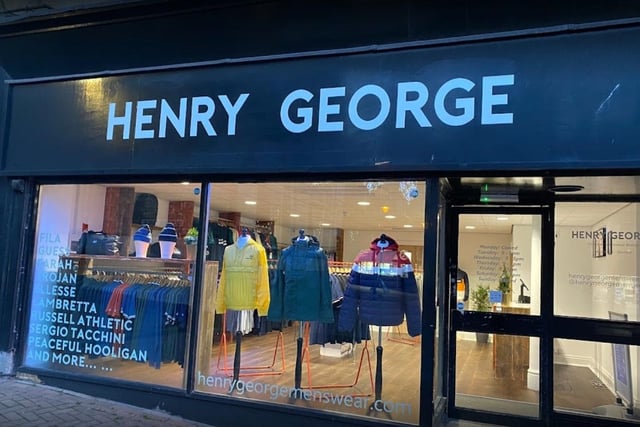 Henry George, a men's clothing store, has a five-out-of-five rating on Google, with one reviewer saying: "Excellent clothes shop and service."