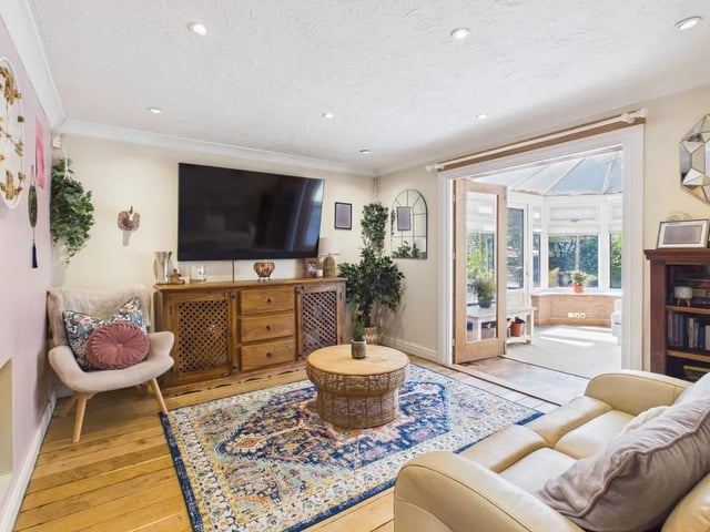Adding further versatility is a second sitting room, which acts as a secondary retreat with double doors leading into an adjoining conservatory